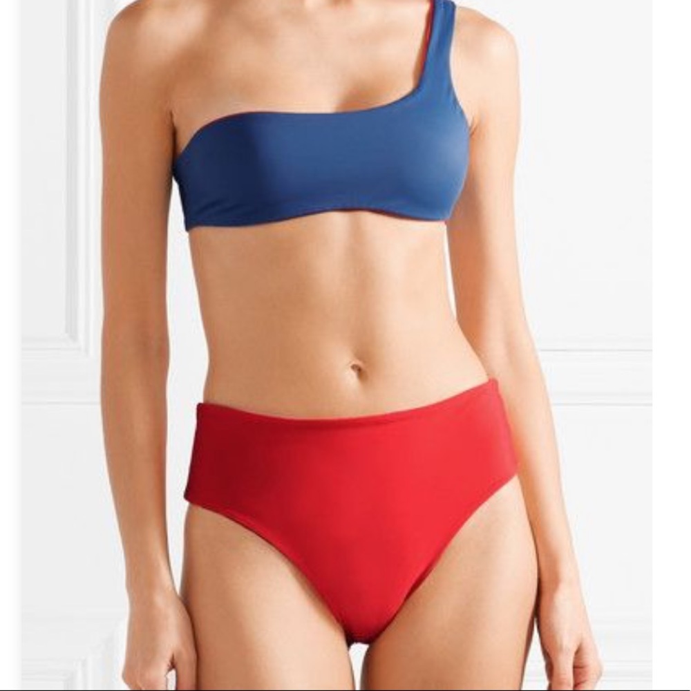 NWT Anthropologie Solid & S Bikini Bottom Z38-36